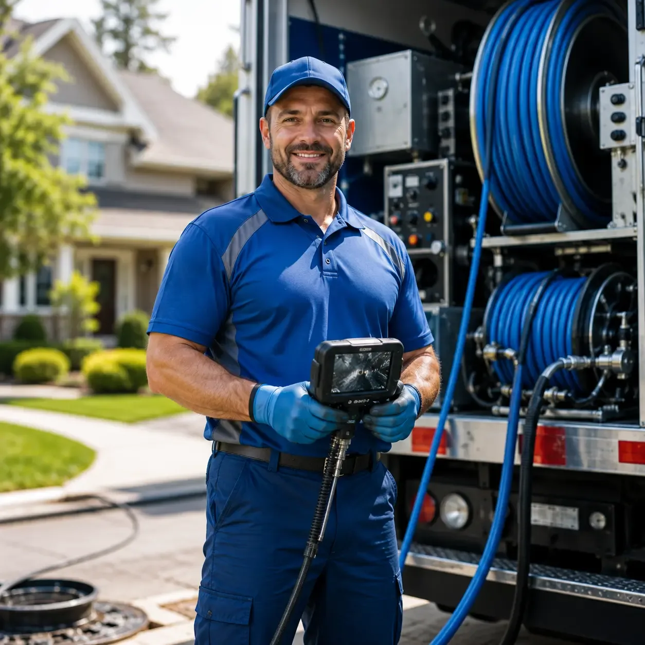 Local outdoor drain cleaning specialists in Cherry Valley, IL